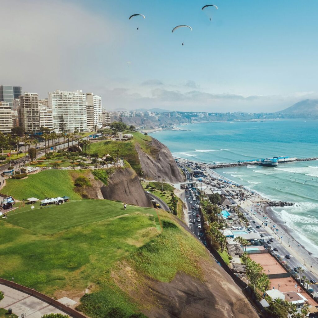 Panorámica a la ciudad de Lima
